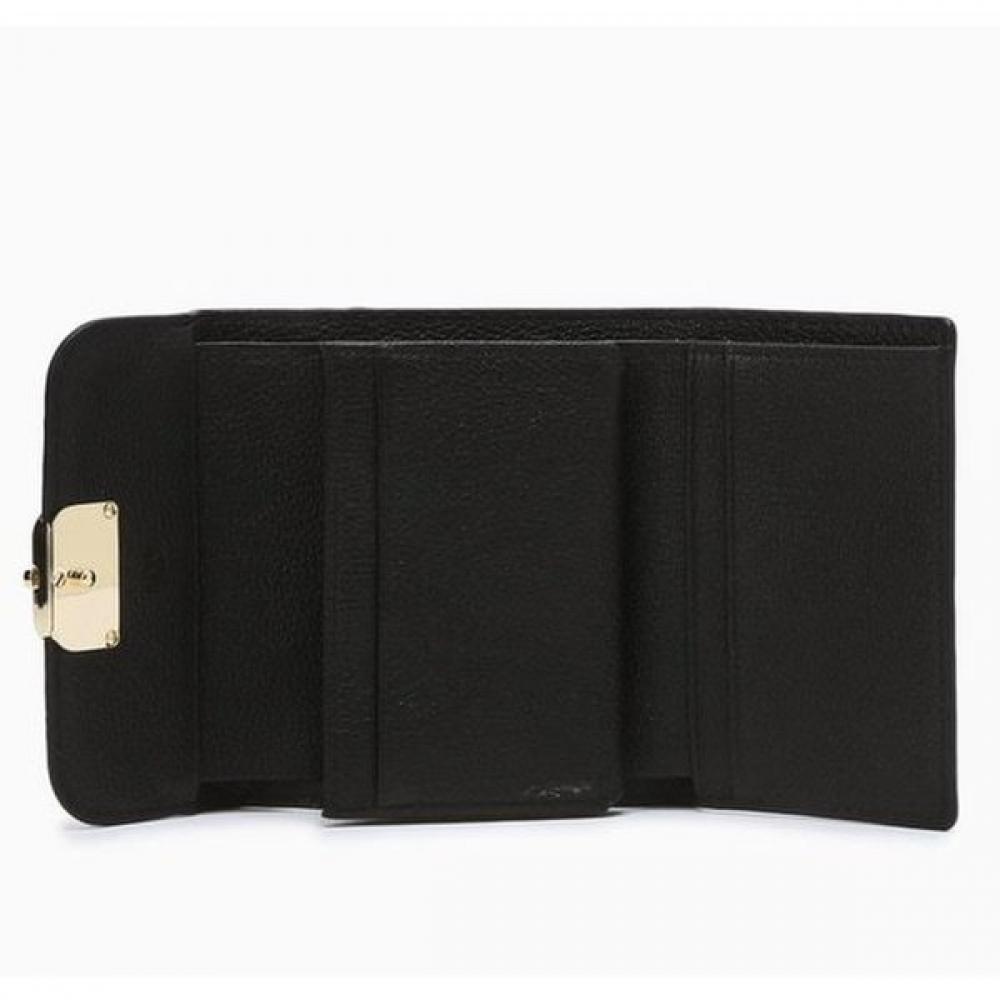 Daks Black D Decoration Leather Wallet Birkbeck Charlotte