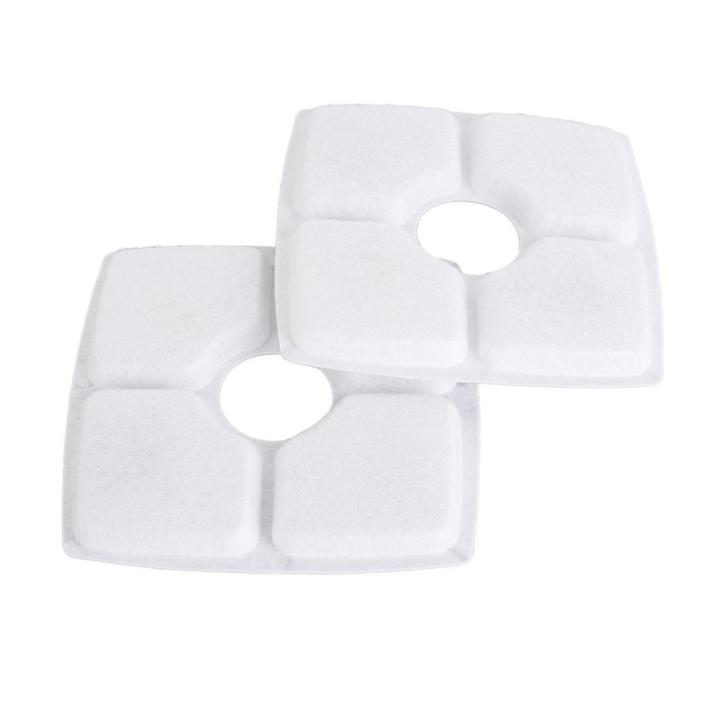 12Pcs Cat Water Fountain Filters Activated Carbon Cat Fountain Filter Replacement for Square Cat Water Fountain Inside