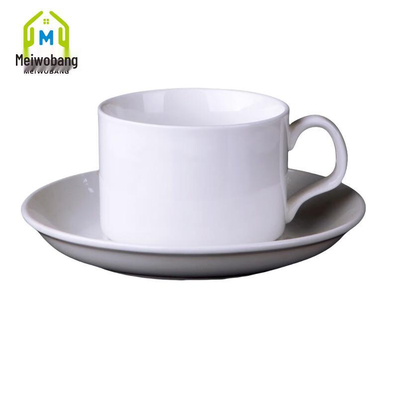 Ceramic Coffee Cup and Saucer Set
