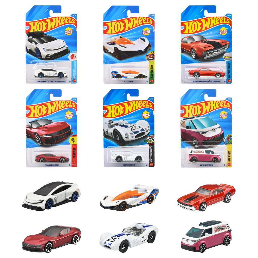 Hot Wheels Basic Cars E Assortment 36 Miniature Cars Ages - (Box Set) - 3+ - Multi-color C4982-98RE