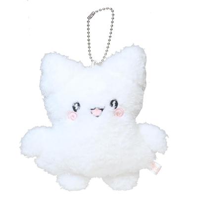 K Company Hanamaru Ghost Glowing Ball Chain Mascot Mouth Open H11 X X (Softly Series) HO-BM-KA W10.2 D4.7cm