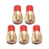 5 Stück 45V44 Gaslinsen-Spannhülsenkörper 2,4 mm 3/32 für WIG-Schweißbrenner WP 9 20 25