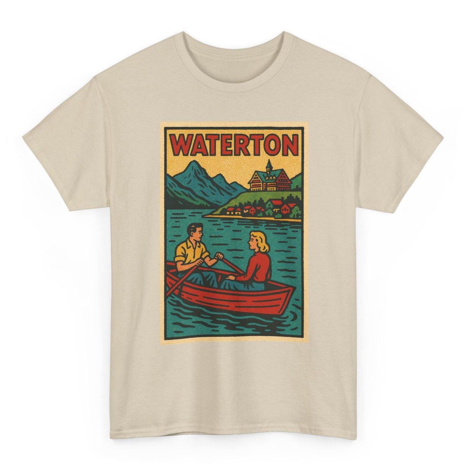 Waterton T-Shirt Unisex: Retro Canada Tee S