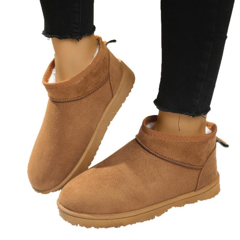Sleeve boots women's new large size fashion temperament snow boots piled thickened cotton boots tide