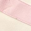 Used BALENCIAGA Navy Cabas XS 2WAY Handbag 390346 Canvas Leather Beige Pink Used Women