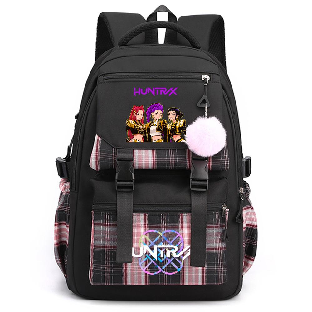 Cartoon K-Pop Printed Large Capacity Backpack for Teenger Student Girl Boy Schoolbag Bookbag Kid Gift Women Waterproof Travel Bag Rucksak
