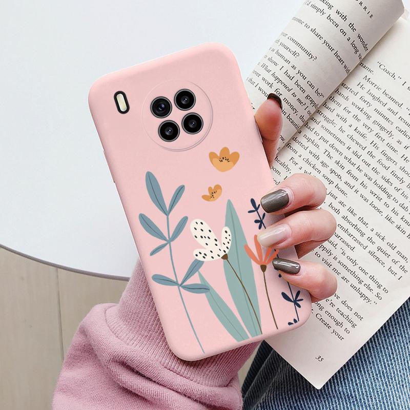 Flowers Funda For Honor 50 Lite Capa Phone Case Soft Silicone Leopard Print Cute Cat Bear Back Cover Shockproof For Honor 90 200