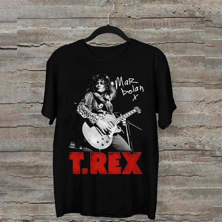 New Rare T Rex Band Marc Bolan T-shirt Short Sleeve Men S5X XXXL