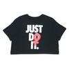 (WMNS) Alphabet Printing Short Sleeve Black Women's BV7171-010