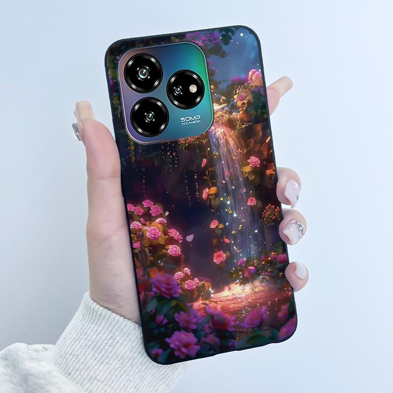 For ZTE Axon 60 Lite / Blade V60 Vita / Nubia V60 Design Case Cute Love Heart Rabbit Casing Black Soft Silicone Protective Cover