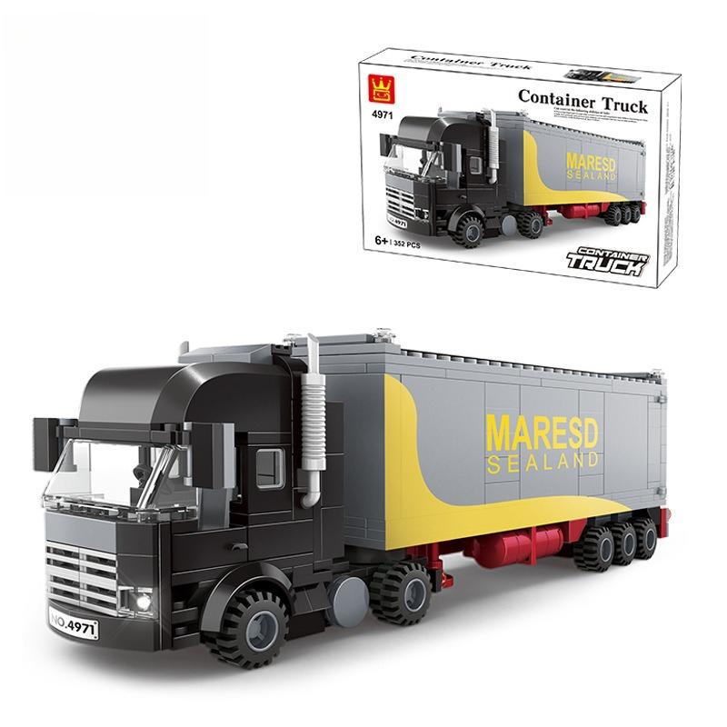 Fun Assembling Blocks, Simulation Truck Toys Playsets, Preferred Holiday Gift Presents