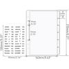 NatSumeBasics 12 A5 Binder Pocket Dividers with Tabs Zipless 5" x 8" Clear Cash Stuffing Envelopes Planner erts for 6 Ring Budgeting Accessories (12
