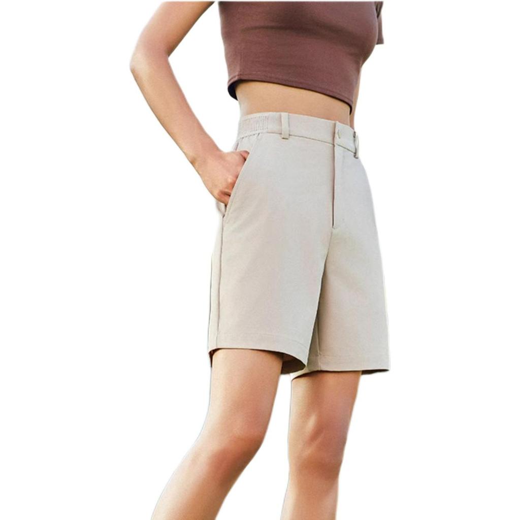 Anta Variety Training Collection Casual Shorts Women's Light Khaki 962527510-1
