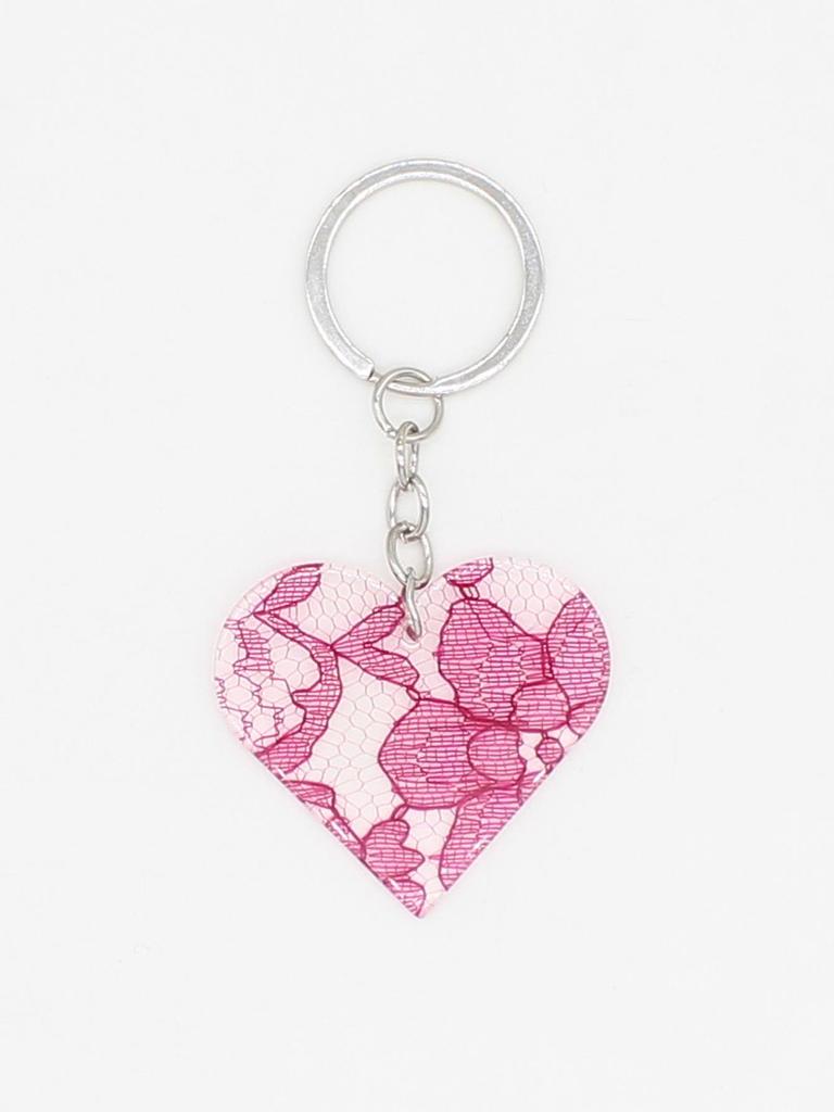 Acrylic Heart Crack Keychain & Phone Charm