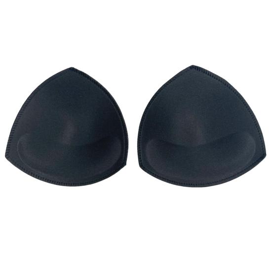 Bra Pad Insert Sewn Push Up Bra Cup Inserts Removable Triangle Breast Enhancer for Swinsuit Sports Bra Bikini
