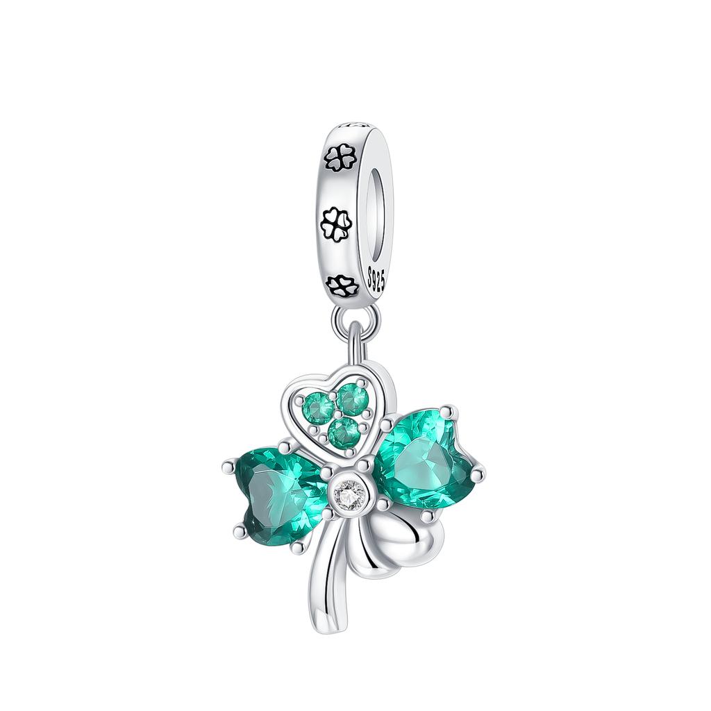 Original Charms Bead Copper Inlaid Zirconium Nun Cross Angel Wing Pendants Fit Bracelet Jewelry Gift Marking