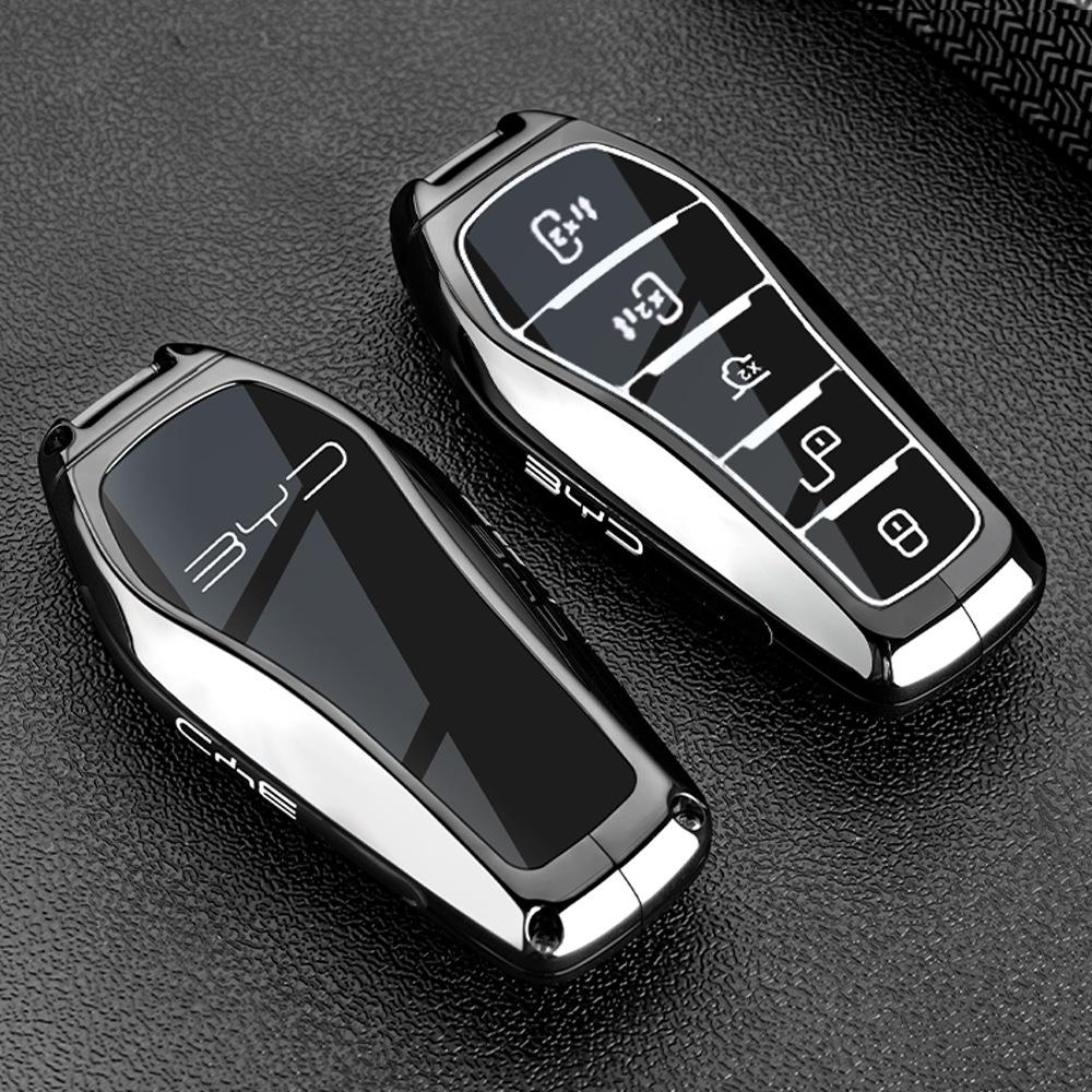 Applicable To 2025 BYD Xia Key Set DMi Excellent Beyond Car Metal Buckle Card Case Decoration