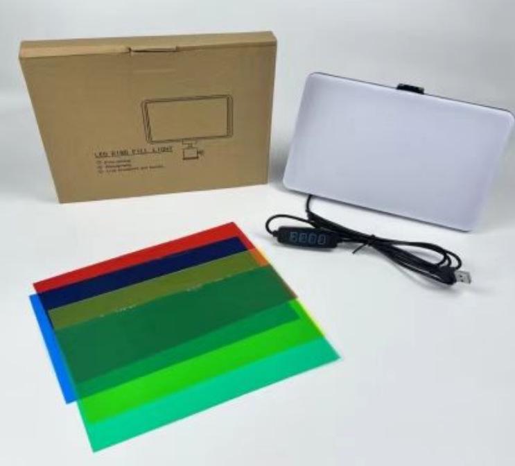 

LED Square Panel Light for Live Streaming, Photography, and Mobile Soft Lighting
