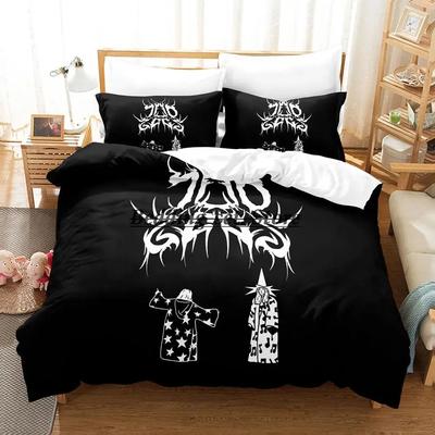 Ensemble de literie 100 Gecs Simple Jumeau Complet Queen King Size Ensemble de lit Aldult Enfant Chambre à coucher Housses de couette Ensembles Impression 3D Anime Ensemble de draps
