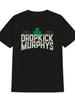 Men's Casual Crew Neck T-Shirt with Fun 3D Print Design - Black "DROPKICK MURPHY