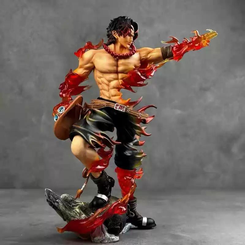 One Piece Figure Ace Figures Portgas·D· Ace Action Statue Pvc Gk Model Collection Doll Desktop Decoration Toys Birthday Gift