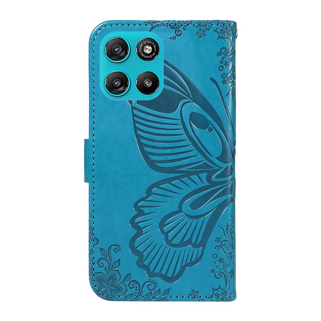 For Motorola Moto G100 5G (2025)/Motorola Moto G57 Power 5G/Motorola Moto G67 Power 5G Case Butterfly Pattern PU Leather Folio Flip Phone Cover