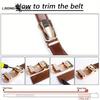 Belt Men's Cowhide Men's Belt Fashion Business Casual All-match Men's Trousers Belt