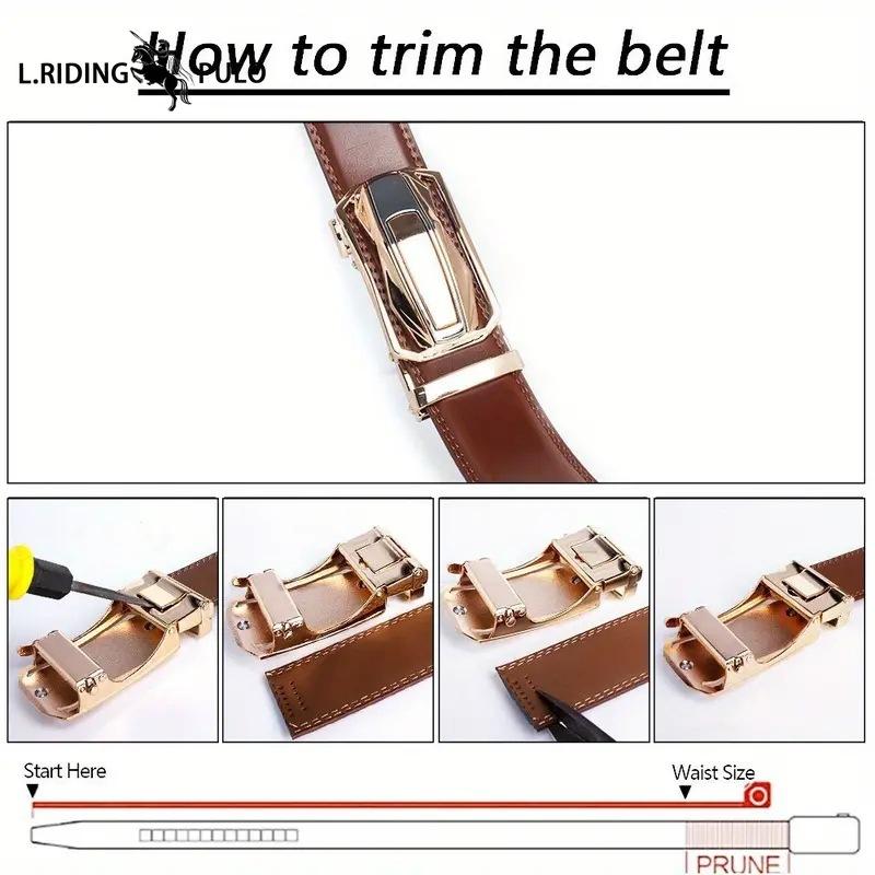 Belt Men's Cowhide Men's Belt Fashion Business Casual All-match Men's Trousers Belt