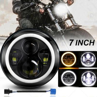 For Victory V92 C/SC/TC Kingpin Vegas 7" LED Headlight Projector Turn Signal DRL