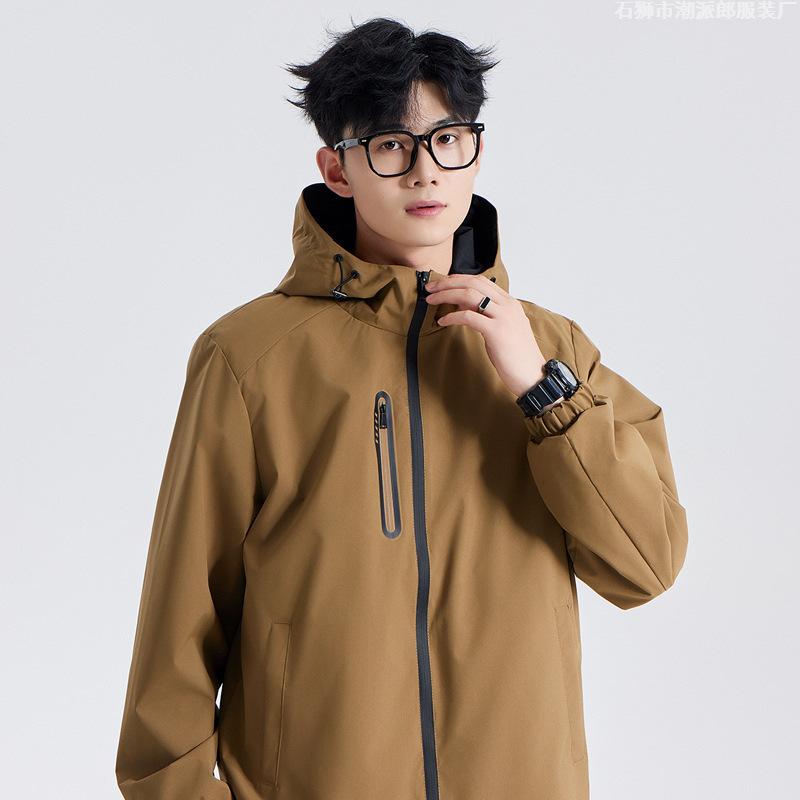 Jacket Jacket New Loose Couple Waterproof Jacket Men's Hooded