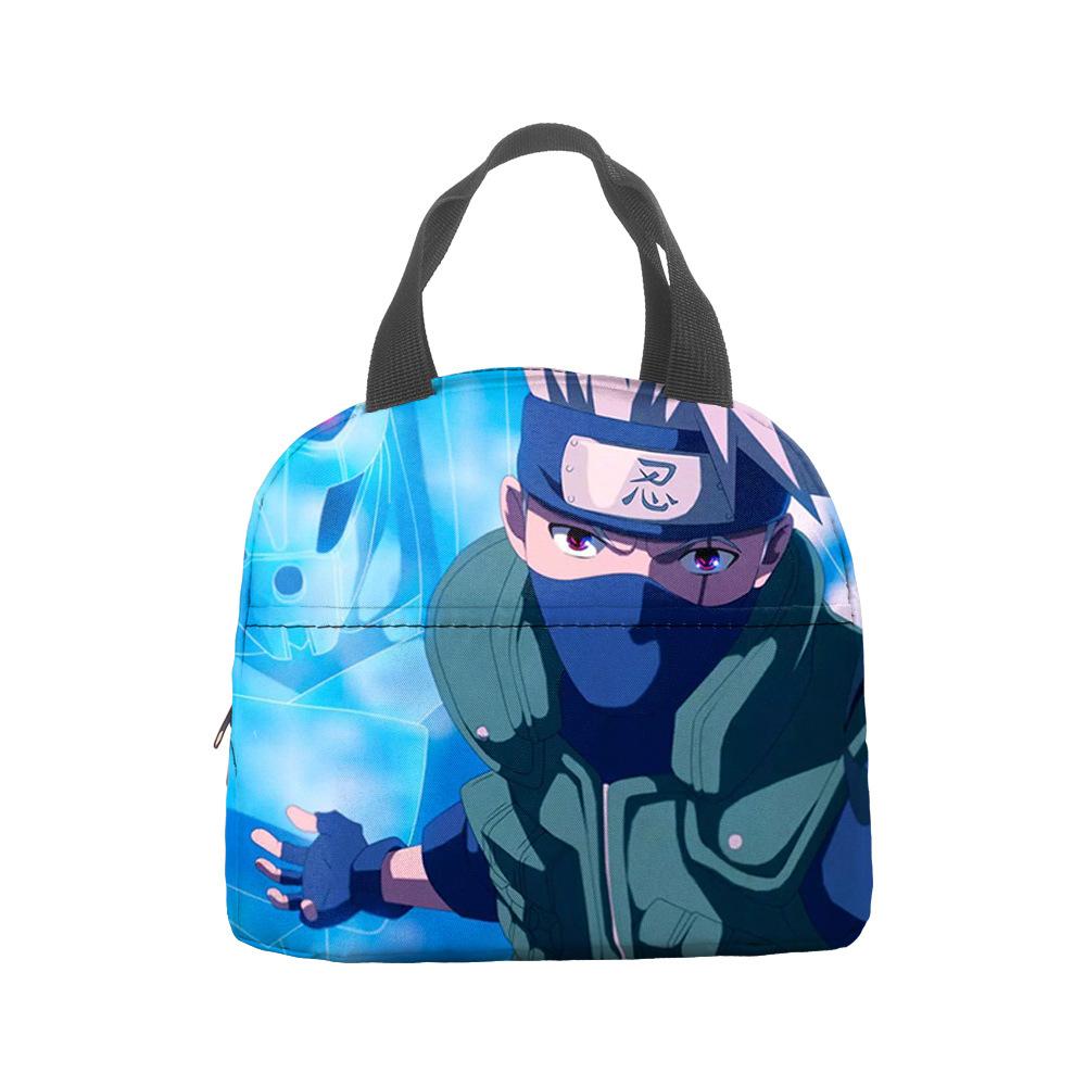 Naruto Lunch Bag, Student With Rice Insulation Bag, Large Capacity Portable Lunch Insulation Bag, Bento Bag, Outdoor Bag.