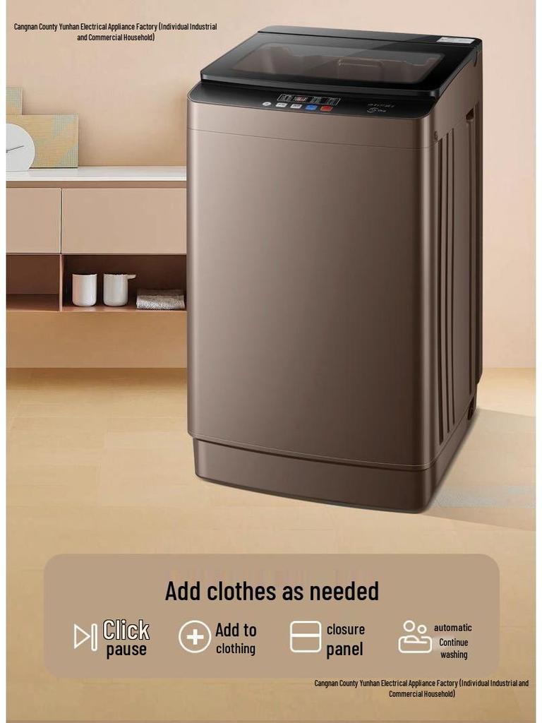 Best Seller: 8KG Fully Automatic Pulsator Washing Machine with Dryer - Ideal for Small Spaces