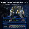 EasySMX X15 PC Controller Enhanced Wireless Bluetooth Controller with Hole Hole and RGB Lighting No Stick No Dead Zones Works with Windows and Switch
