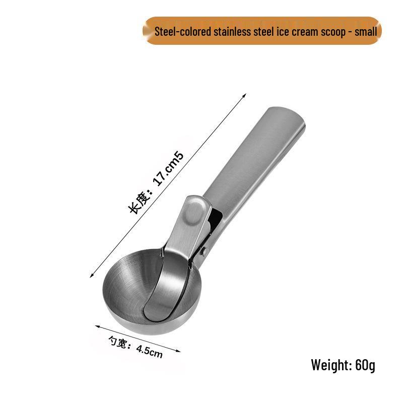 Multifunctional Stainless Steel Ice Cream and Dessert Scoop