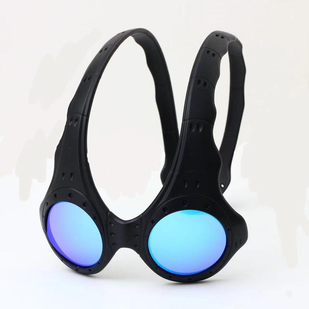 2026 Trend Metal Frame Anti-Blue Glasses Sports Sunglasses