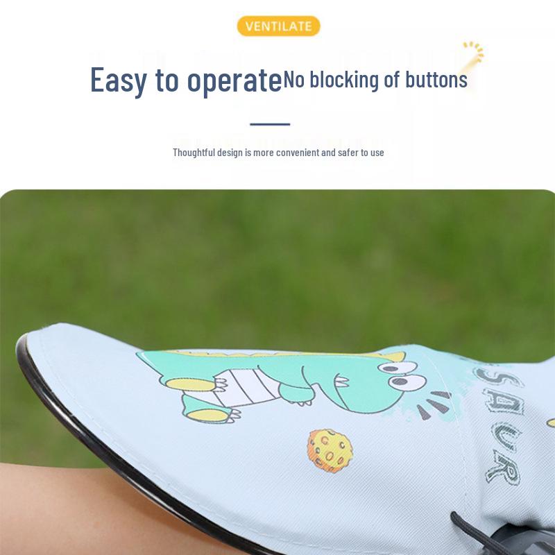 Waterproof Electric Scooter Sunshade Gloves: UV-Protection Handlebar Covers for Summer