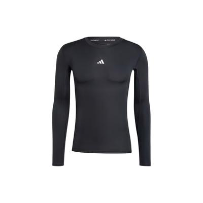 Techfit Compression Training Long Sleeve Tee Black Men Streetwear JE6702