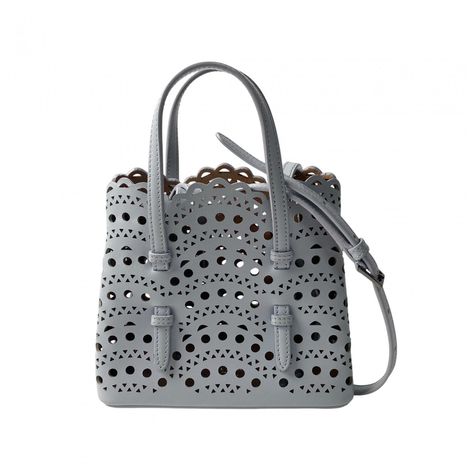 

Used Shoulder Bag Gray leather Women