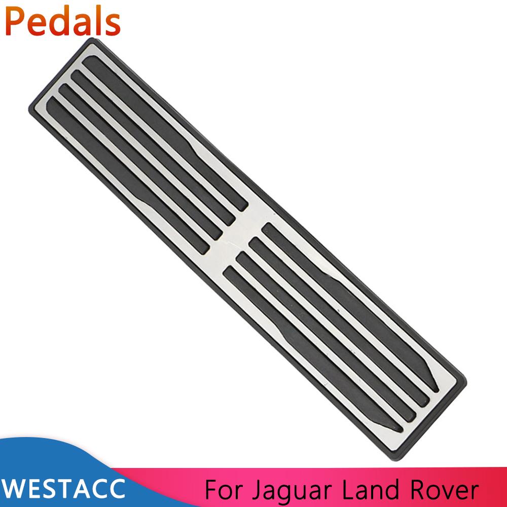 Car Dead Pedal Foot Rest Pedal Cover for Jaguar XE XF E-Pace F-Pace for Range Rover Velar 2016 -  LHD