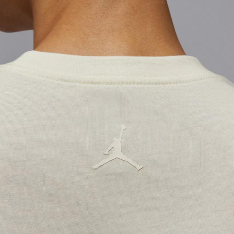 Nike Bequemer Rundhals-Pullover Kurzarm-T-Shirt Herren Tops Off-White HJ2337133