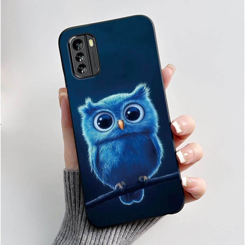 Popular Cartoon Black Case For Nokia G60 5G Cute Puppy Flying In The Sky Pattern Shell For Nokia G100 Anti-scratch Soft Casing