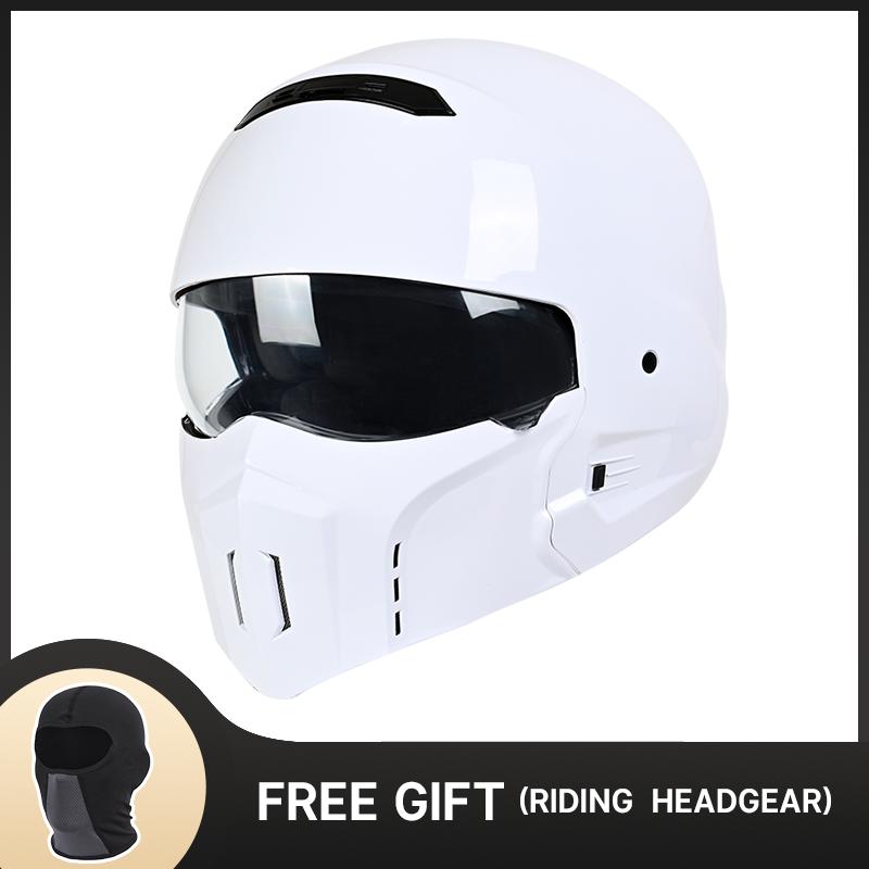 2026 New Arrival DOT Approved Full Face Helmet Scorpion Motorcycle Helmets Built-in Lens Four Seasons