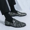 Große Größe Mütze Schuhe Slipper Faulschuhe flache bequeme britische Freizeitschuhe Anzug Gentleman Kleiderschuhe Lederschuhe