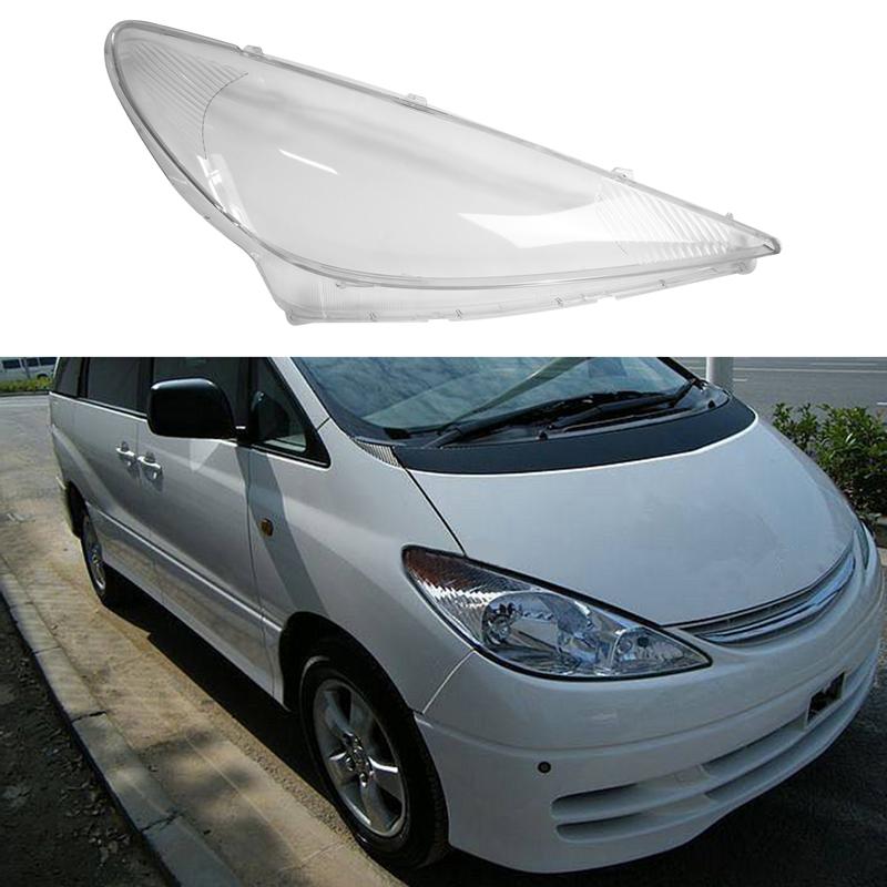 Car Front Headlight PC Cover Glass Head Light Shell Replacement Clear Auto Shell For Toyota Previa Estima 2003 2004 2005