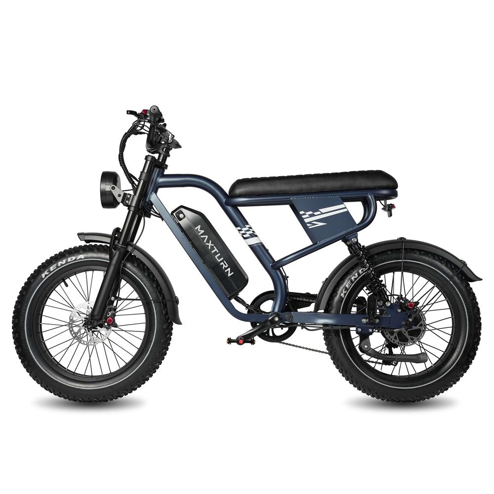 Bicicleta Elétrica Maxtron MX10 Motor 250W Pneu Gordo 20" Suspensão Total Bicicleta Elétrica para Adultos Velocidade Máxima 25Km/h Display LED 48V 13.5Ah