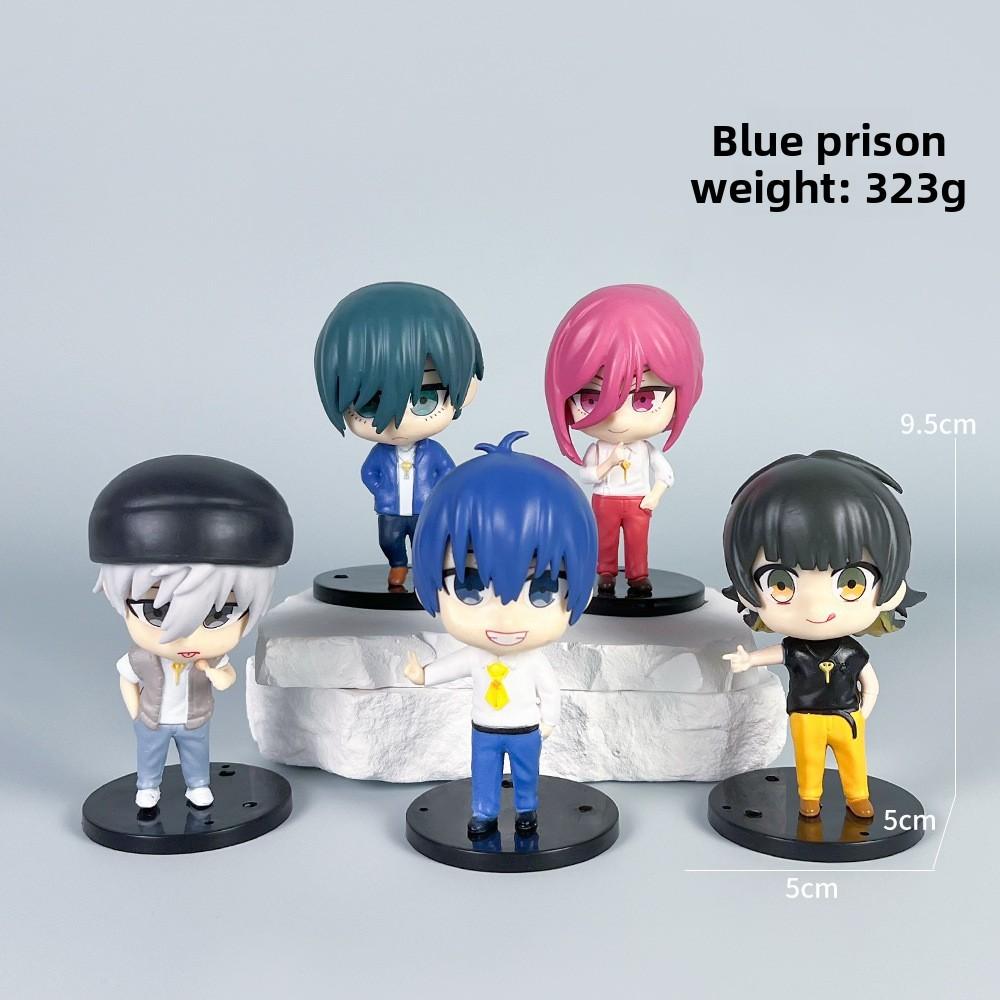 Blue Lock Anime Figurine Pvc Collectible Desk Decor With With Isagi Yoichi Bachira Meguru Character For Fans