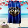 Boca Juniors Print Strandtuch, Großes Weiches Schnelltrocknendes Handtuch für Strand Camping Schwimmen