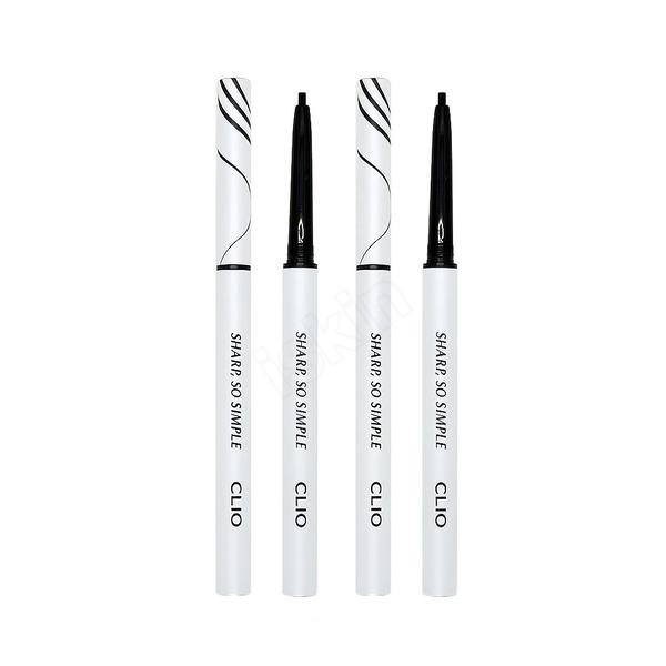 

1+1 CLIO Sharpsaw Simple Waterproof Pencil Liner :No. 1 Black x 2