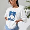 Letnie Koszulki Unisex z Modnymi Streetwearowymi Wzorami z Czystej Bawełny Dla Zrelaksowanego Wyglądu, w Stylach z Krótkim Rękawem