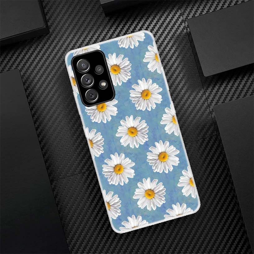 

Daisy Daisies Art Floral Phone Case For Samsung Galaxy A55 A54 A52 A53 A15 A14 A12 A13 A25 A24 A22 A23 A35 A34 A32 A33 A04S A02S Samsung A02S